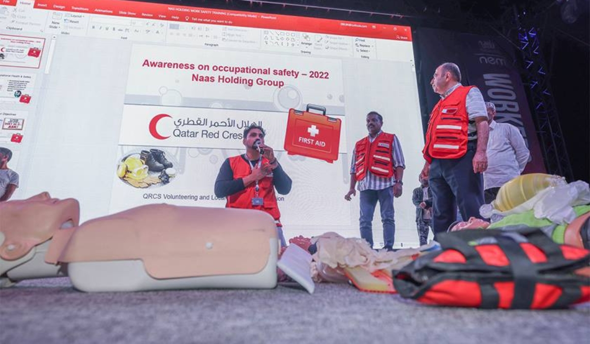 QRCS Holds Training Workshops for Workers on Occupational Safety and Health